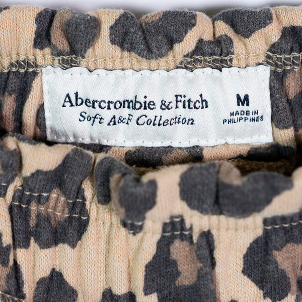 Abercrombie &amp; Fitch Soft A&amp;F Collection Cheetah Leopard Print Jogger Sweatpants&nbsp;