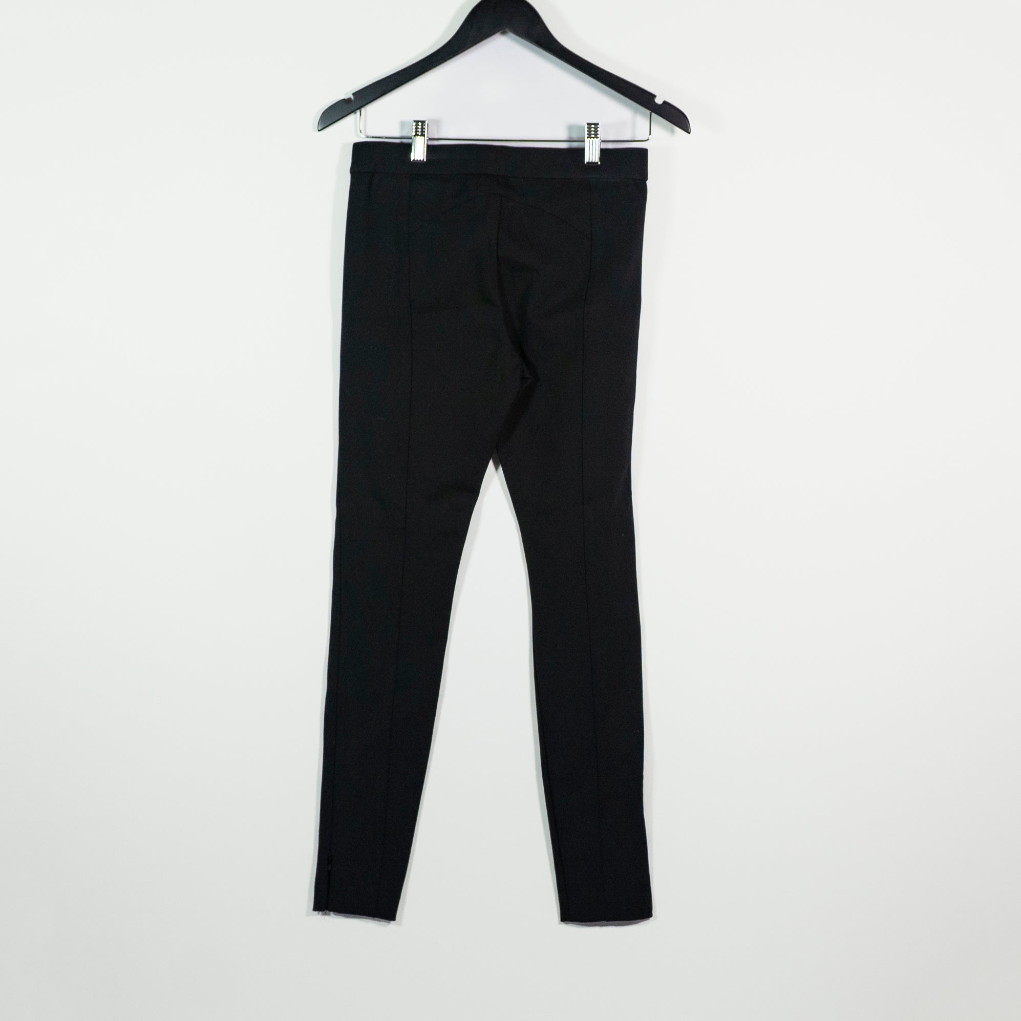 Tory Burch Sport Tech Ponte Stretch Slim Fit Mid Rise Black Leggings Pants S