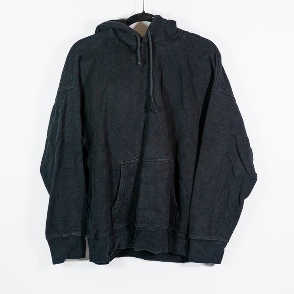 TNA Aritzia Fleece Boyfriend Oversized Pullover Hoodie Sweatshirt Sweater Black