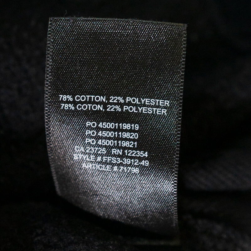 TNA Aritzia Fleece Boyfriend Oversized Pullover Hoodie Sweatshirt Sweater Black