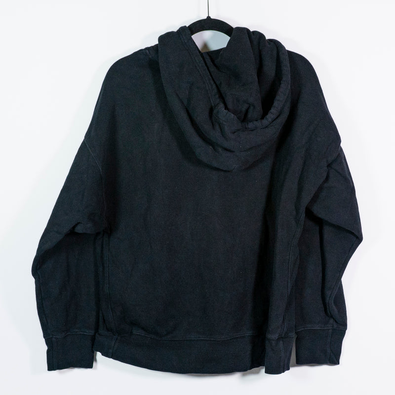 TNA Aritzia Fleece Boyfriend Oversized Pullover Hoodie Sweatshirt Sweater Black