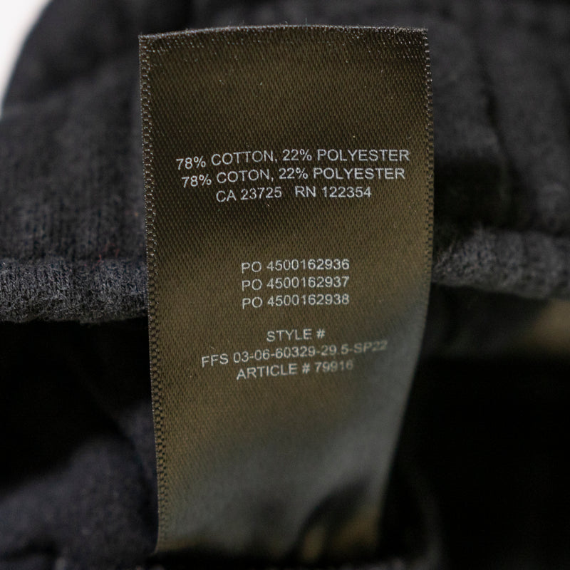 TNA Aritzia Cozy Cotton Fleece Lined Oversized Boyfriend Sweat Pants Black XS