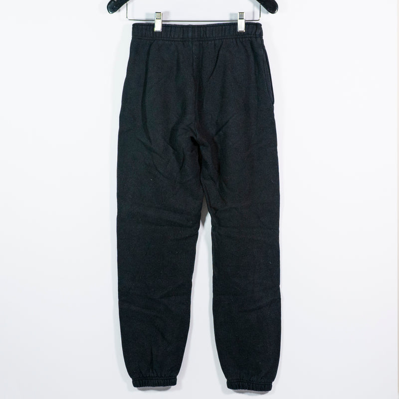 TNA Aritzia Cozy Cotton Fleece Lined Oversized Boyfriend Sweat Pants Black XS