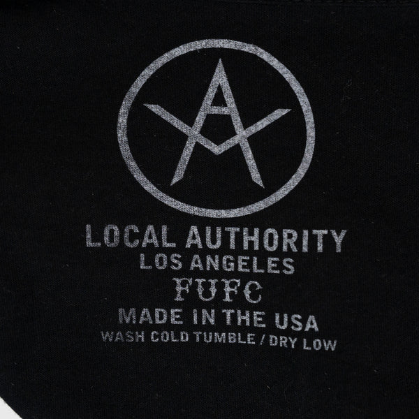 Local Authority LA Hollywood And She Did Graphic Cotton Crew Neck Tee Shirt XS