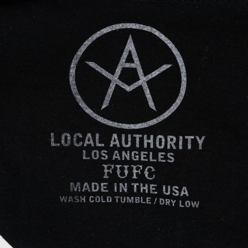 Local Authority LA Hollywood And She Did Graphic Cotton Crew Neck Tee Shirt XS