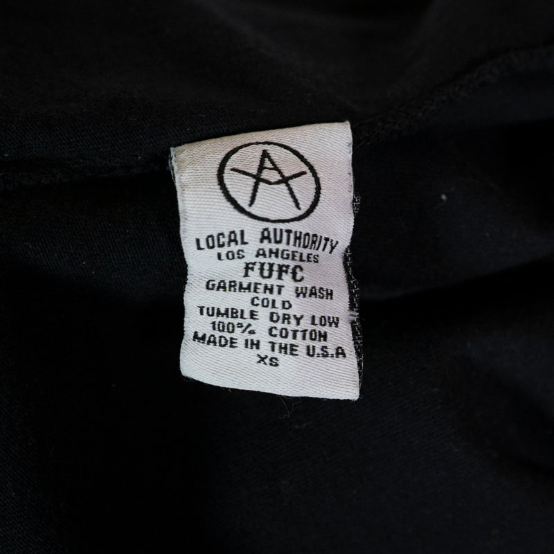 Local Authority LA Hollywood And She Did Graphic Cotton Crew Neck Tee Shirt XS