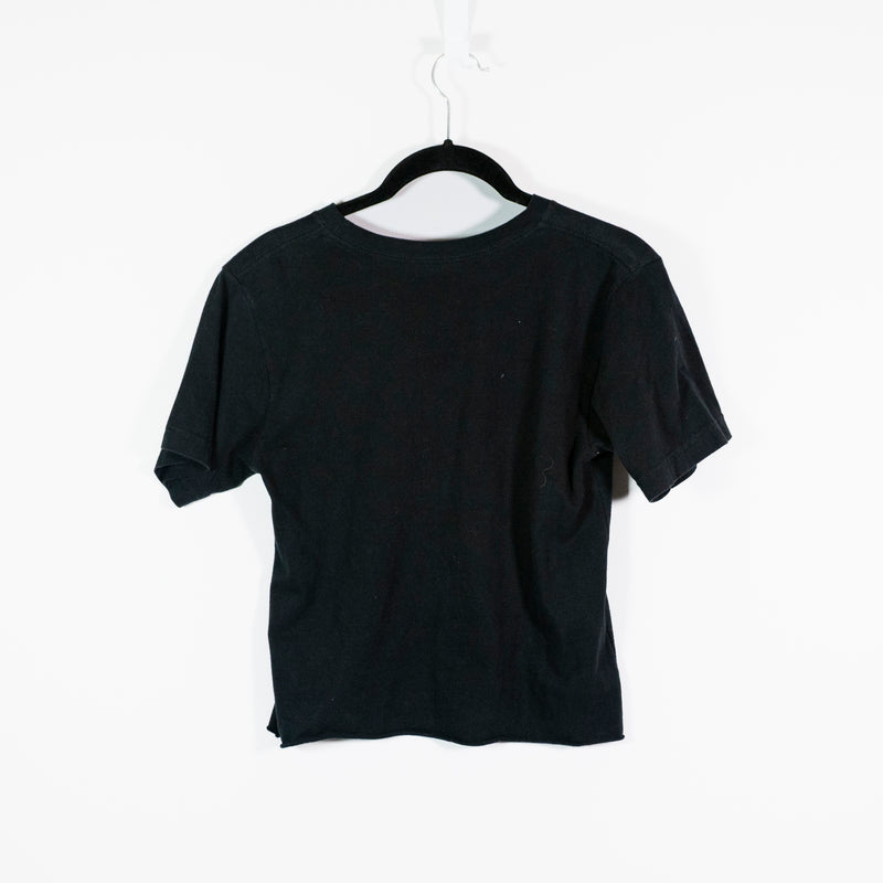 Local Authority LA Hollywood And She Did Graphic Cotton Crew Neck Tee Shirt XS