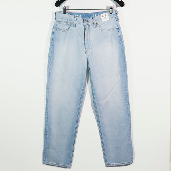 NEW J. Crew Women's High Rise '90s Classic Straight Fit Jean Waterside Wash 29