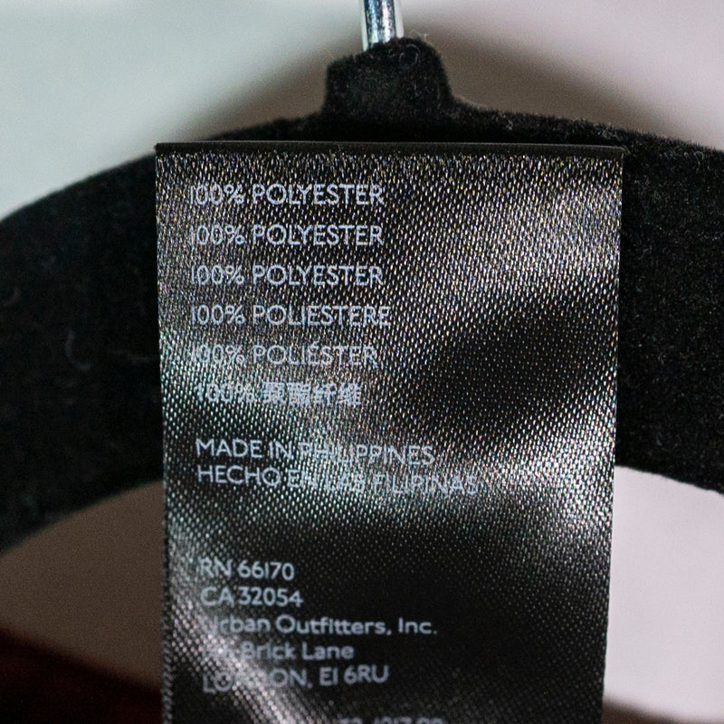 Anthropologie Pliss Pleated Satin Long Sleeve Quarter Button Blouse Shirt Large