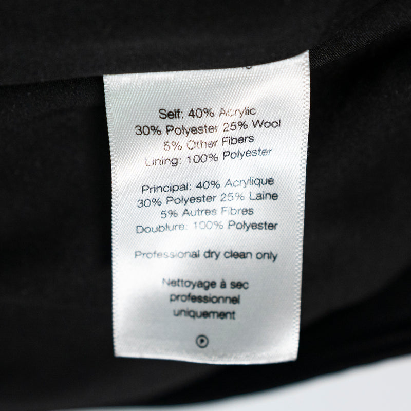 Veronica Beard Dova Won Blend Mid Rise Herringbone Crop Wide Leg Pants Brown 16