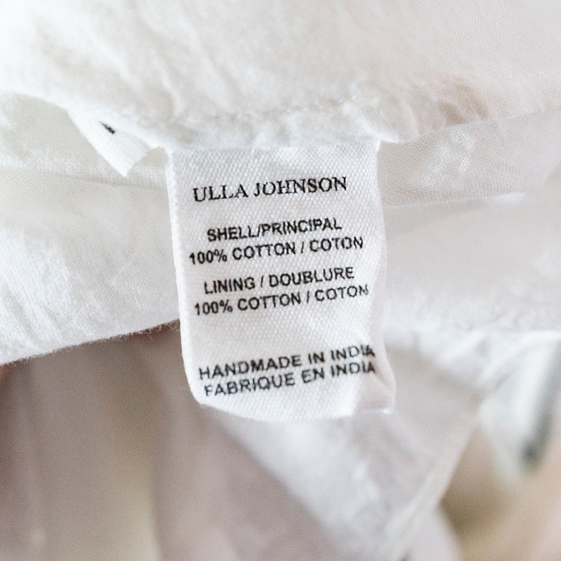 NEW Ulla Johnson Alma Cotton Gauze Sequin Beaded Embroidered Tiered Maxi Dress 2