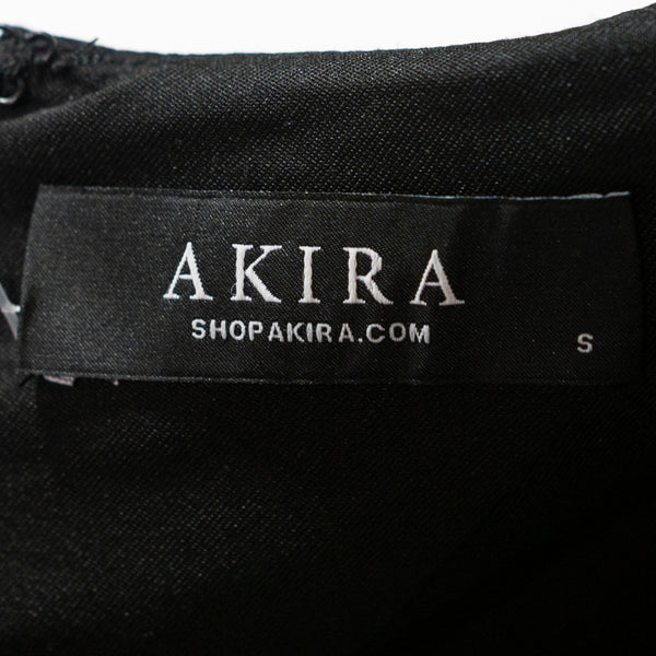 Akira Renee Rhinestone Jewel Crystal Embellished Cocktail Bodycon Midi Dress S