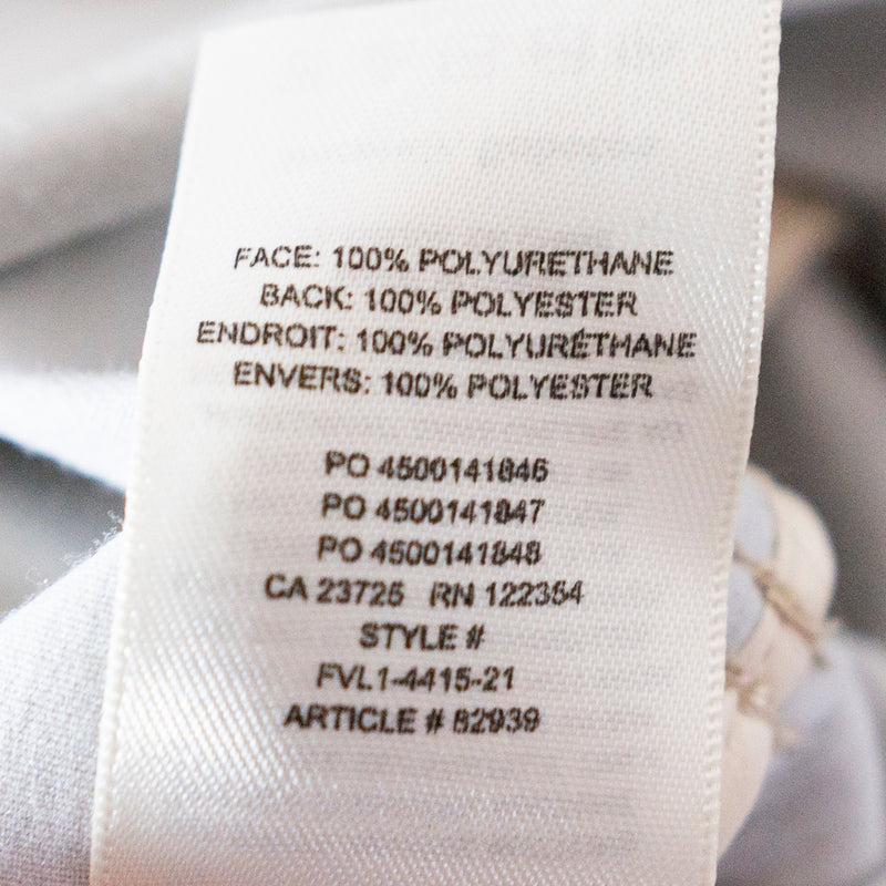 Babaton Aritzia Ava Faux Vegan Leather Collared Button Front Belted Jacket Beige