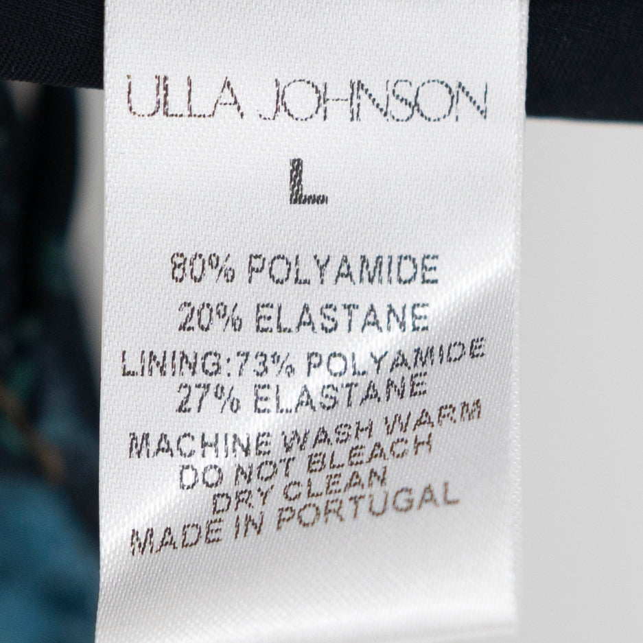 Ulla Johnson Zahara Underwire Bikini Swim Bathing Suit Top Urchin Print Large