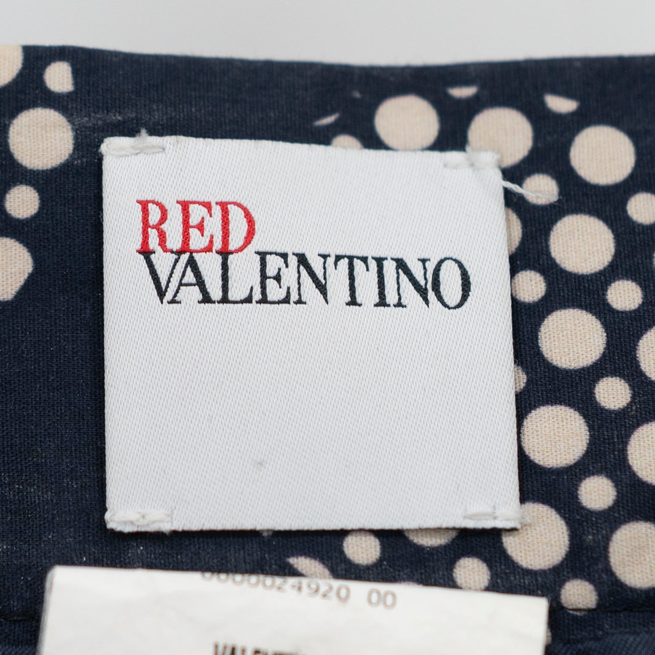 RED Valentino Women's Cotton Stretch Abstract Polka Dot Print Mini Skirt 38/ XS