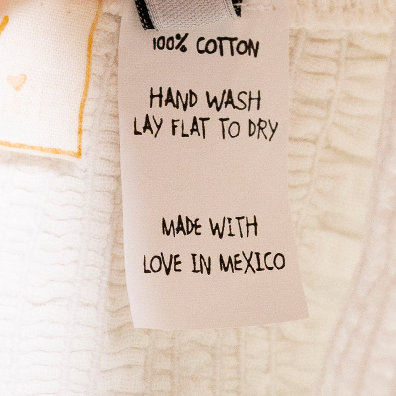 Jen's Pirate Booty Cotton Smocked Stretch Strapless Tiered Midi Dress White XS