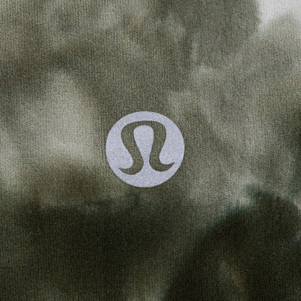 Lululemon Align Crop 21" Diamond Dye Light Sage Army Green Dark Olive Leggings 2