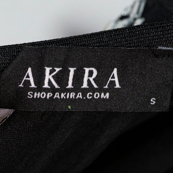 Akira Show Stopper Rhinestone Jewel Diamond Embellished Stretch Knit Midi Dress