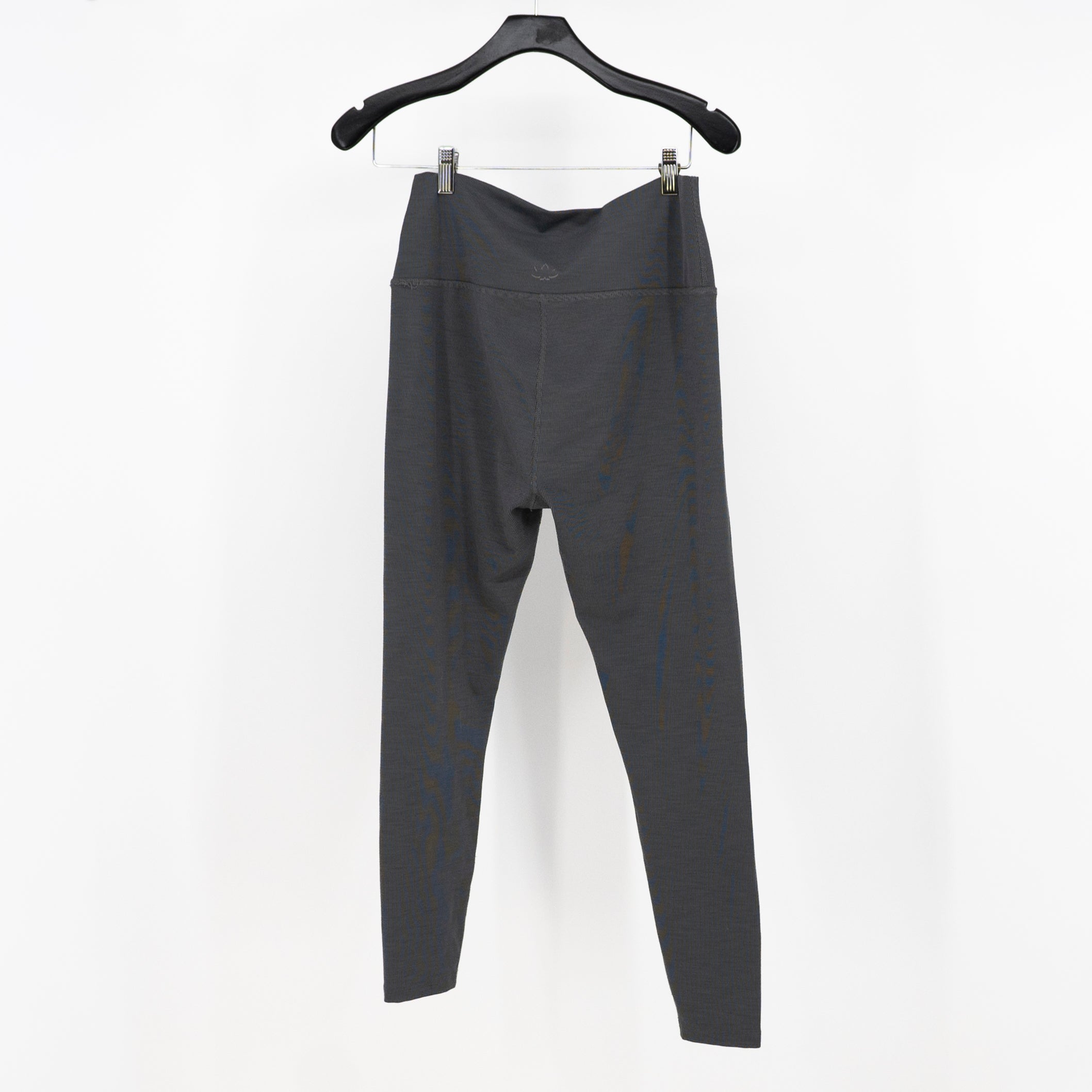 Beyond Yoga Women's Heather Rib Midi High Waisted Leggings Gray XL