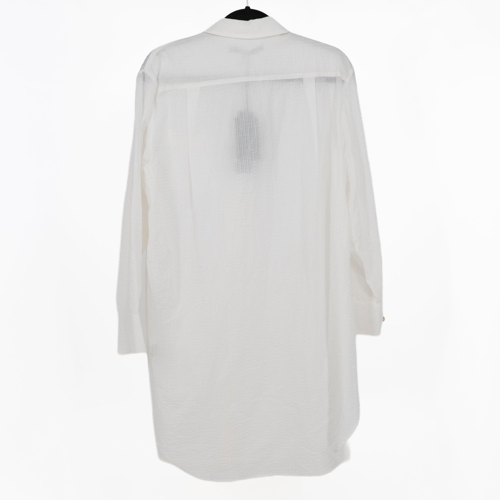 NEW Jenni Kayne Beach Shirt Cotton Lightweight Collared Button Up Blouse Ivory