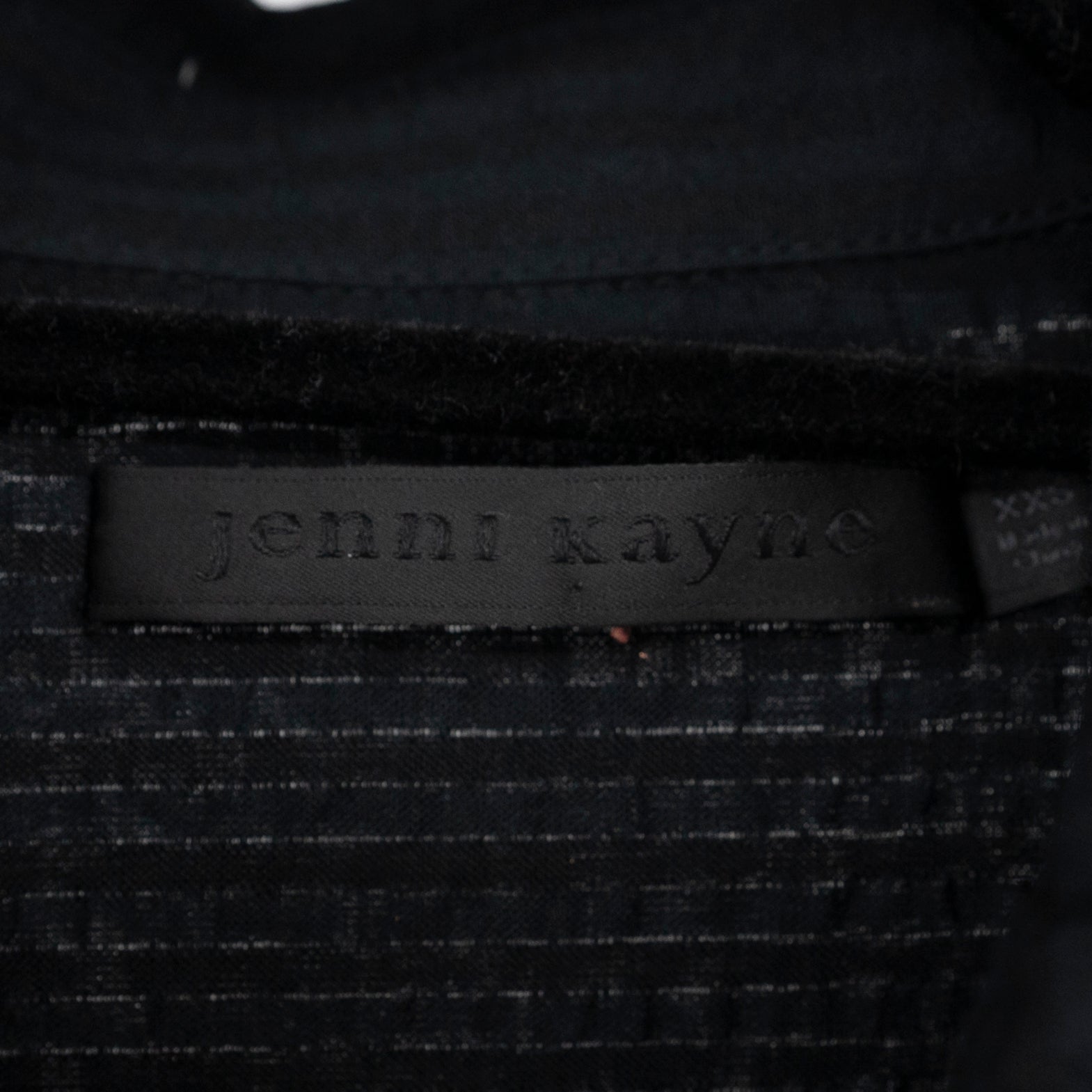 Jenni Kayne Beach Shirt Cotton Lightweight Collared Button Up Blouse Black