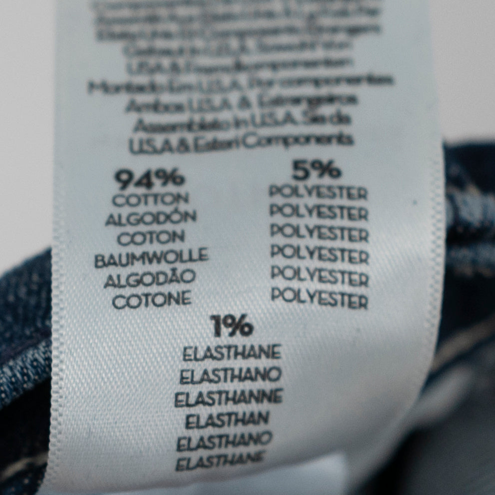 Mother Denim Lil' Mother Hustler Ankle Cotton Stretch Bootcut Heirloom Wash Jean