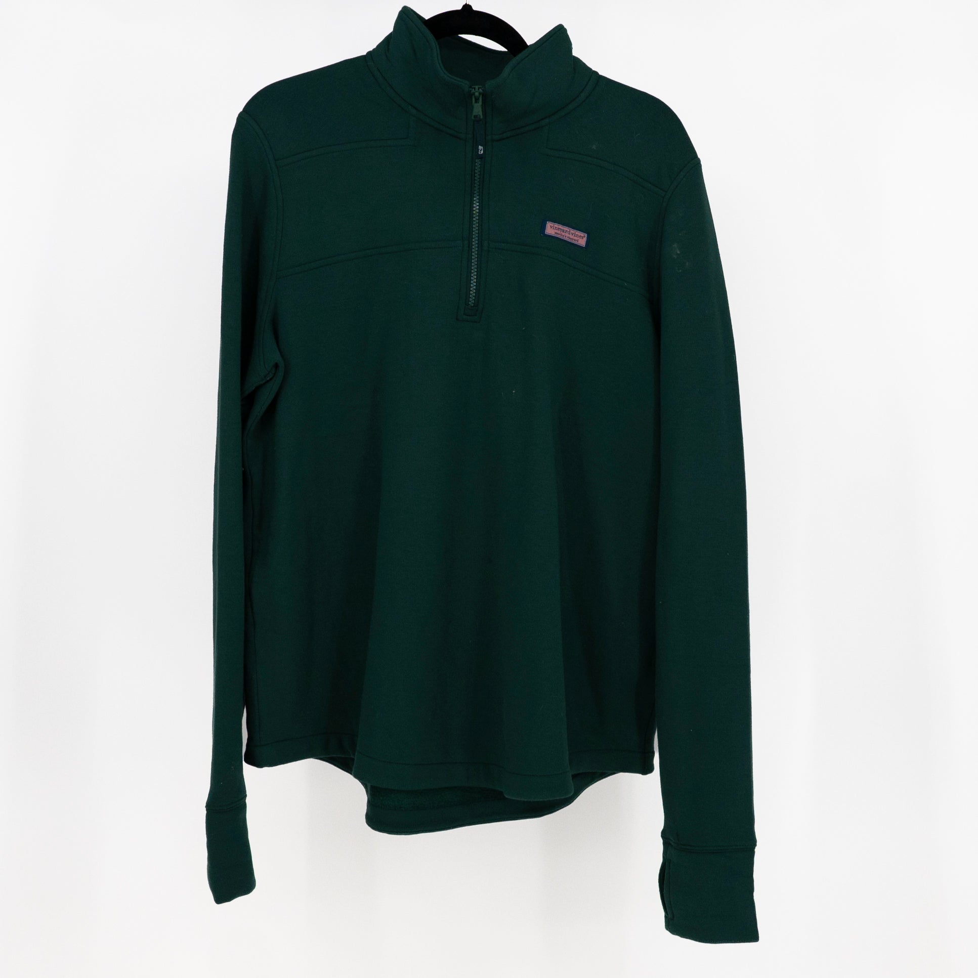 Vineyard Vines Women's Dreamcloth Relaxed Shep Quarter-Zip Pullover Sweater XL