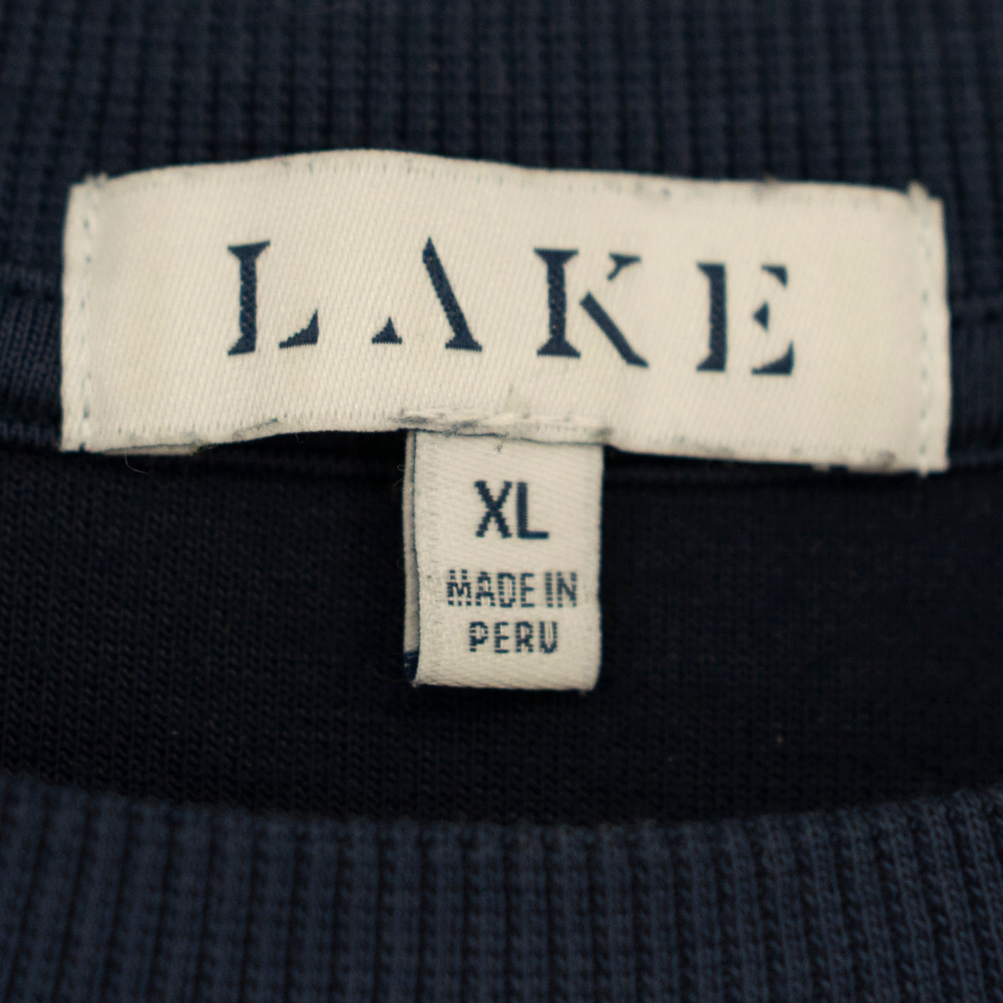 Lake Women's Cotton Modal Crew Neck Pullover Long Sleeve Sweater Navy Blue XL