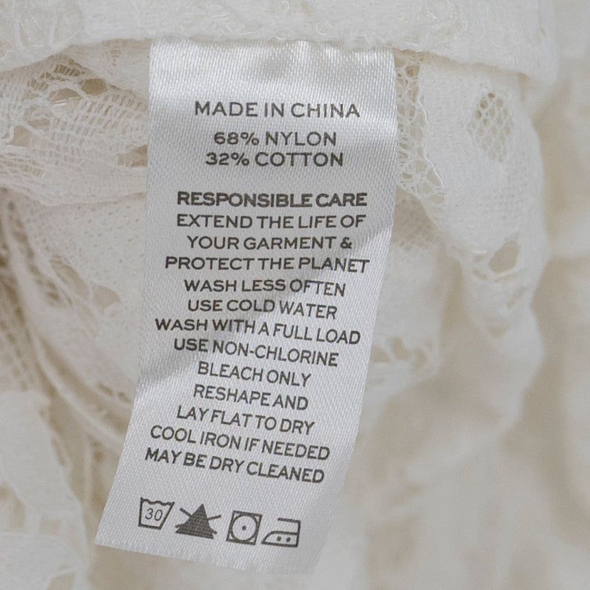 Hill House Home Collector's Edition The Ellie Nap Dress Allover Lace Ivory White