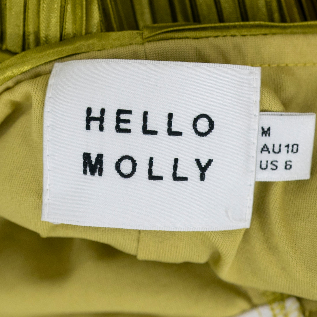 Hello Molly Chase The Blues Midi Pleated Satin Strapless Midi Dress Green 6