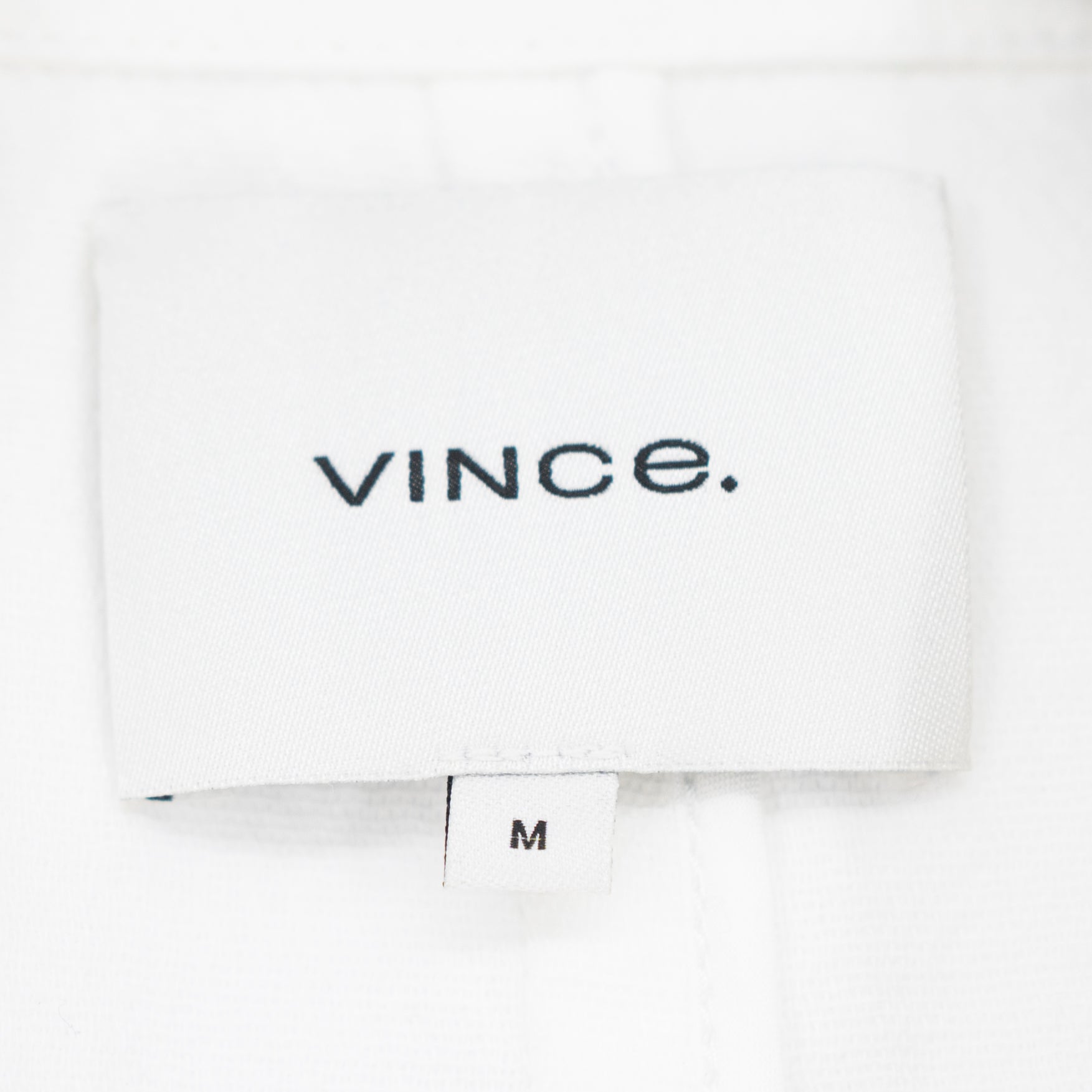 Vince Women's Cotton Cropped Casual Belted Blazer Jacket White Medium