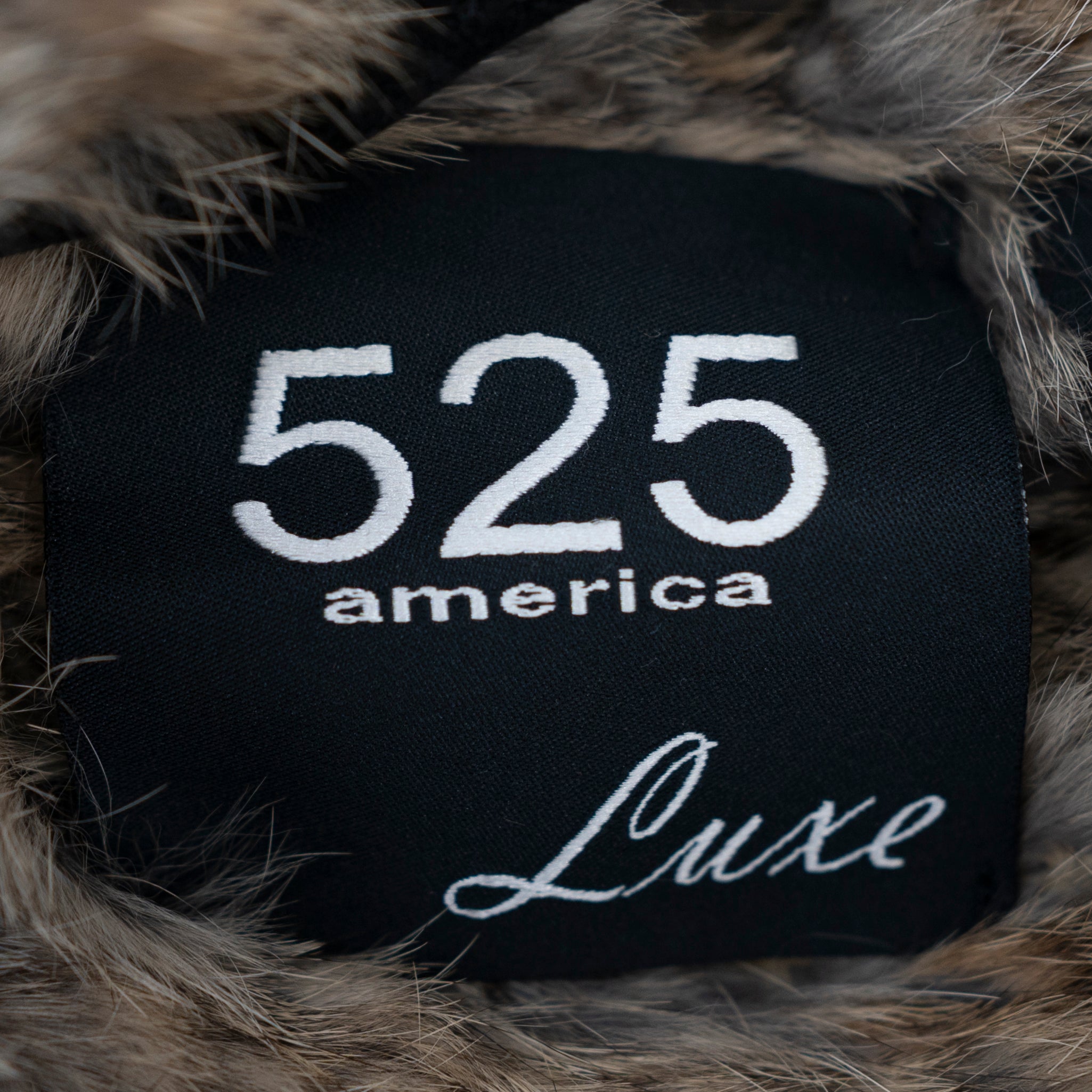 525 America Luxe Natural Rabbit Fur Infinity Scrap Wrap Shawl Brown Tan