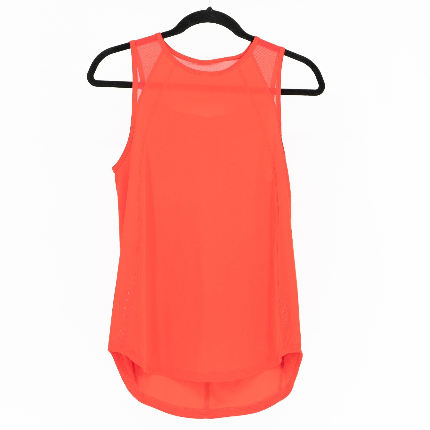 Lululemon Women's Sculpt Mesh Cut Out Sleeveless Work Out Tank Top Cape Red
