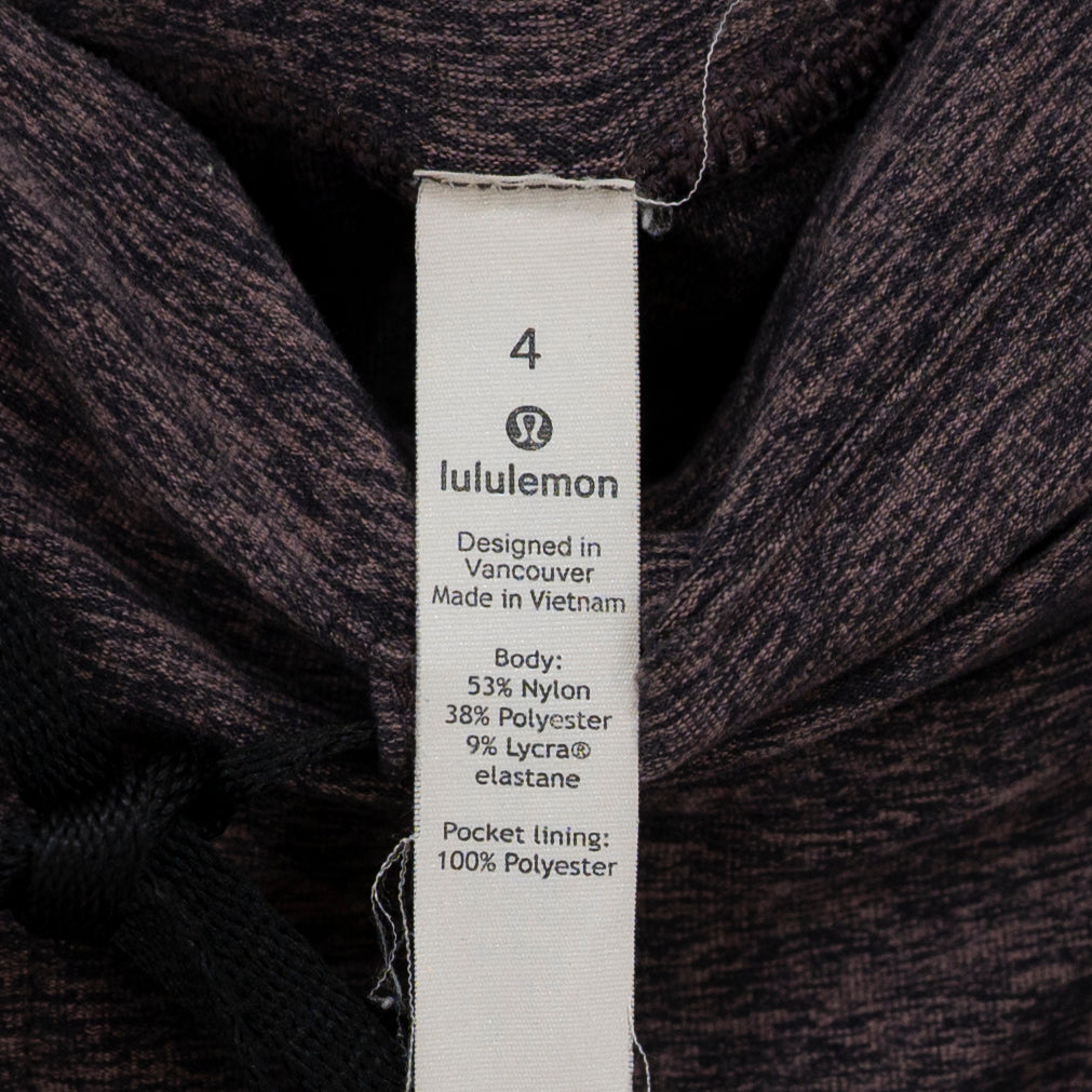 Lululemon Ready To Rulu Pant Updated 29" Heathered Spanish Rose Black 4
