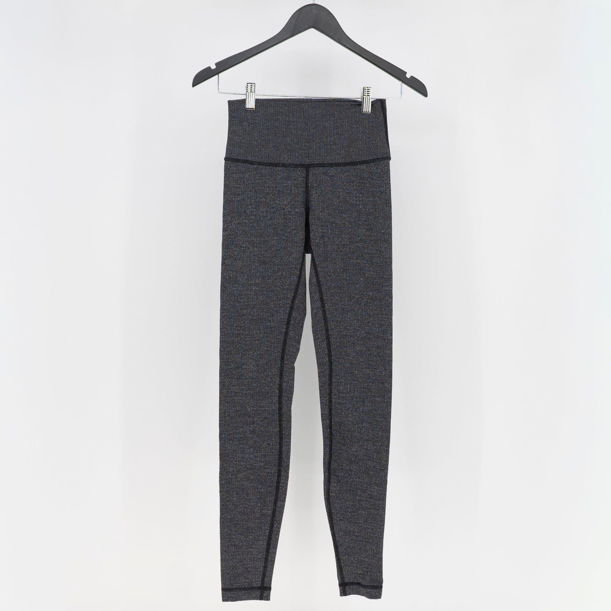Lululemon Wunder Under High-Rise Tight 28" Variegated Knit Jacquard Black Slate