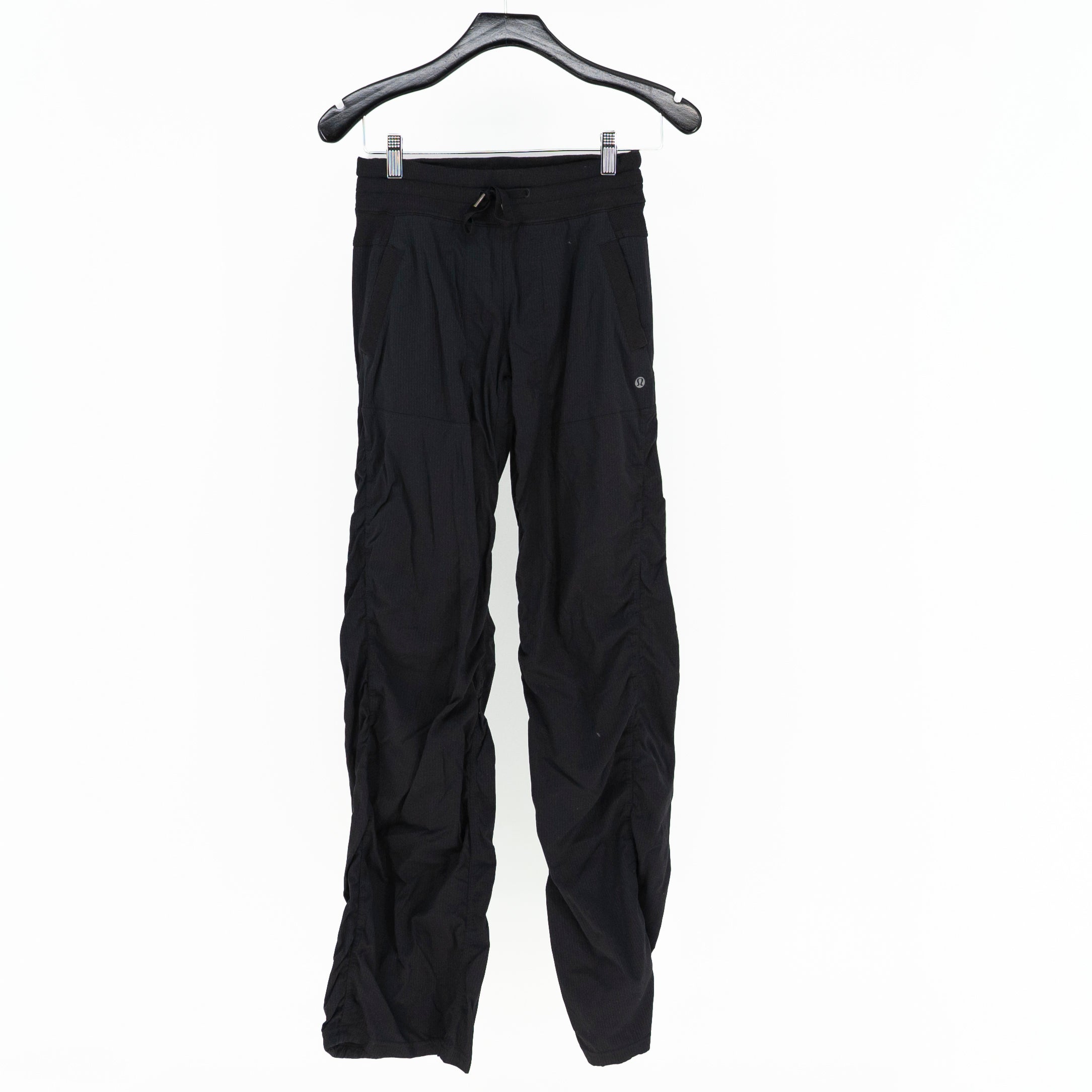 Lululemon Women's Dance Studio Straight Leg Pants Solid Black 2