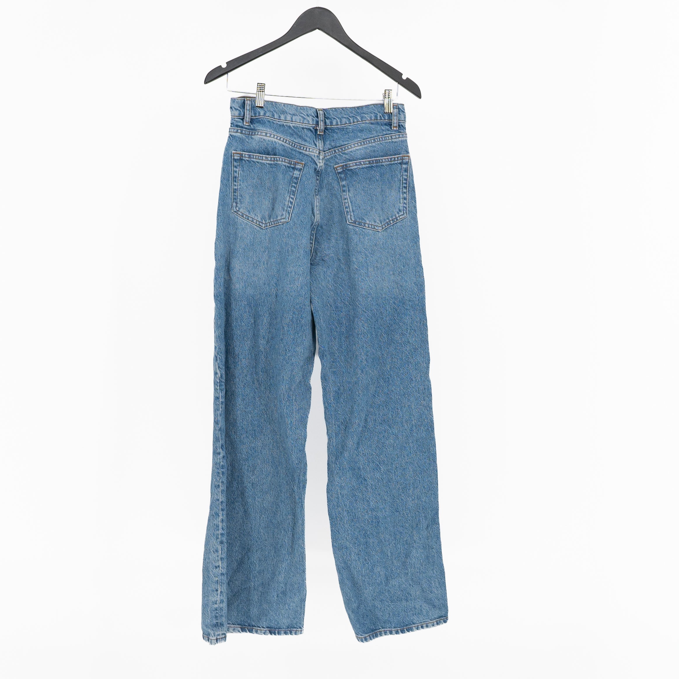Reformation Carly High Rise Slouchy Wide Leg Cotton Denim Jeans Colorado 28