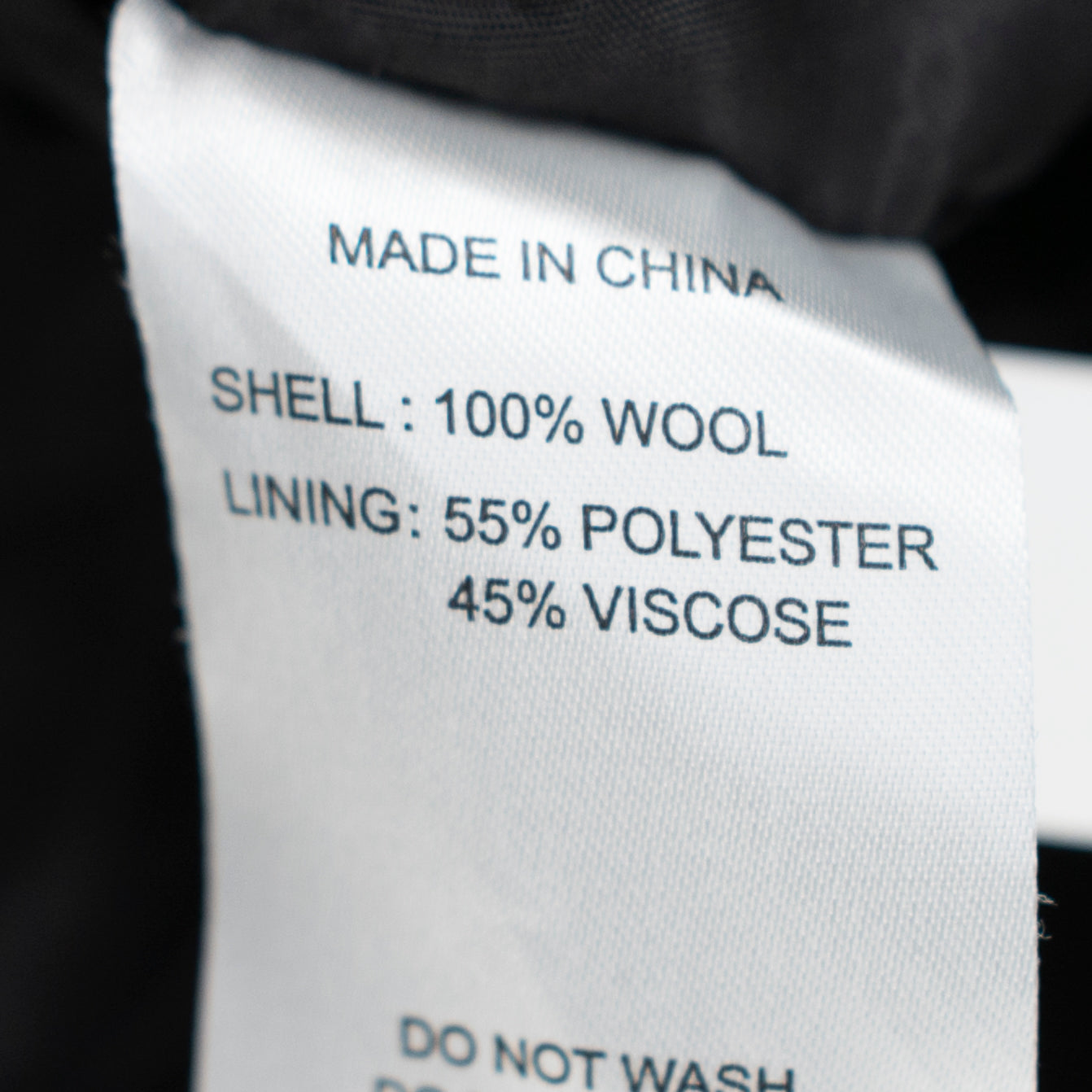 Quince 100% Merino Wool Collarless Cropped Button Front Structured Jacket Black
