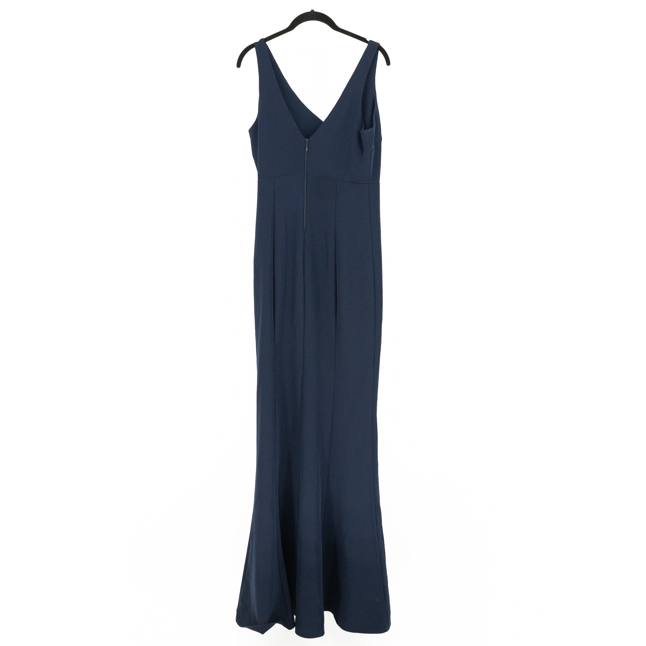 Show Me Your Mumu Morgan V Neck Sleeveless Tank Long Maxi Dress Navy Blue M