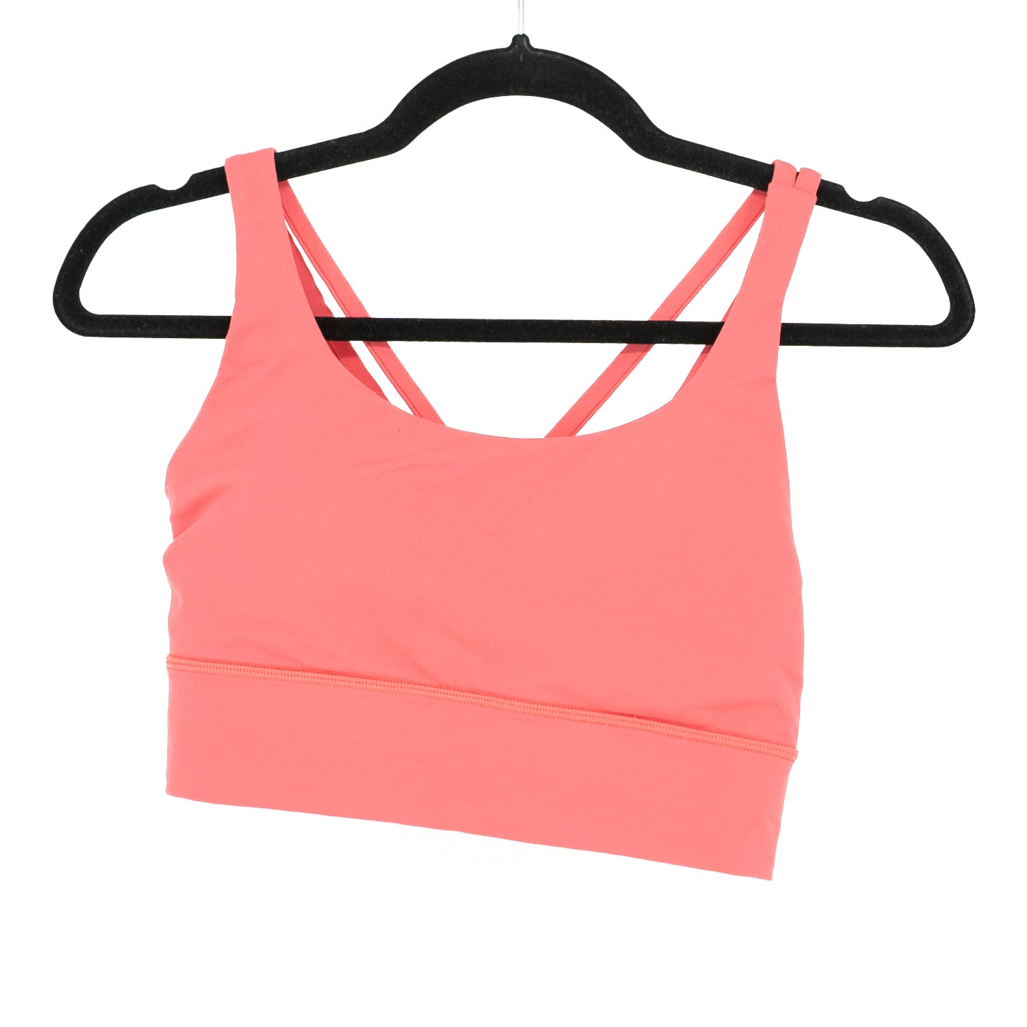 Lululemon Women's  Energy Longline Strappy Athletic Sports Work Out Bra Lipgloss
