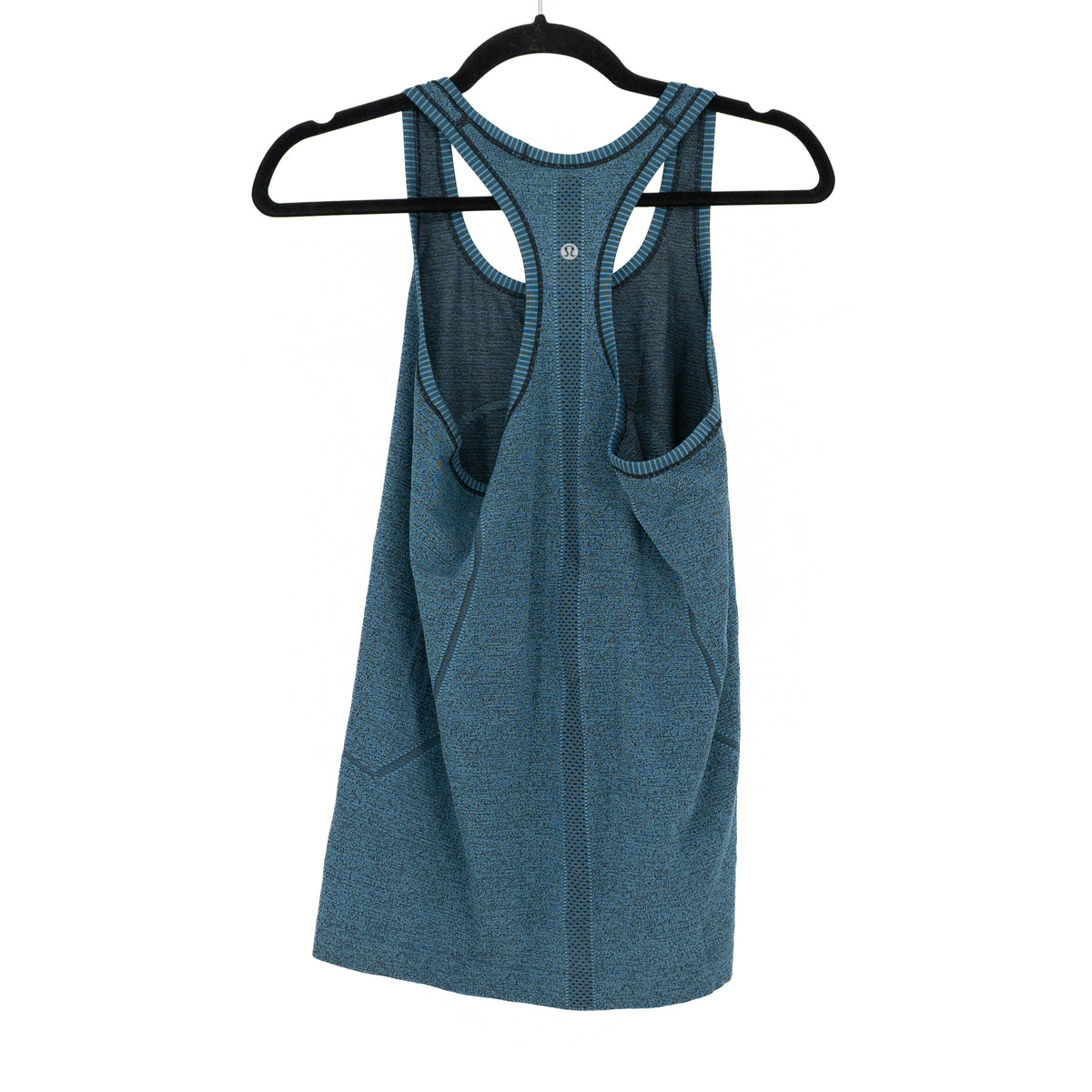 Lululemon Women's Run Swiftly Tech Racerback Sleeveless Tank Top Blue Black 8