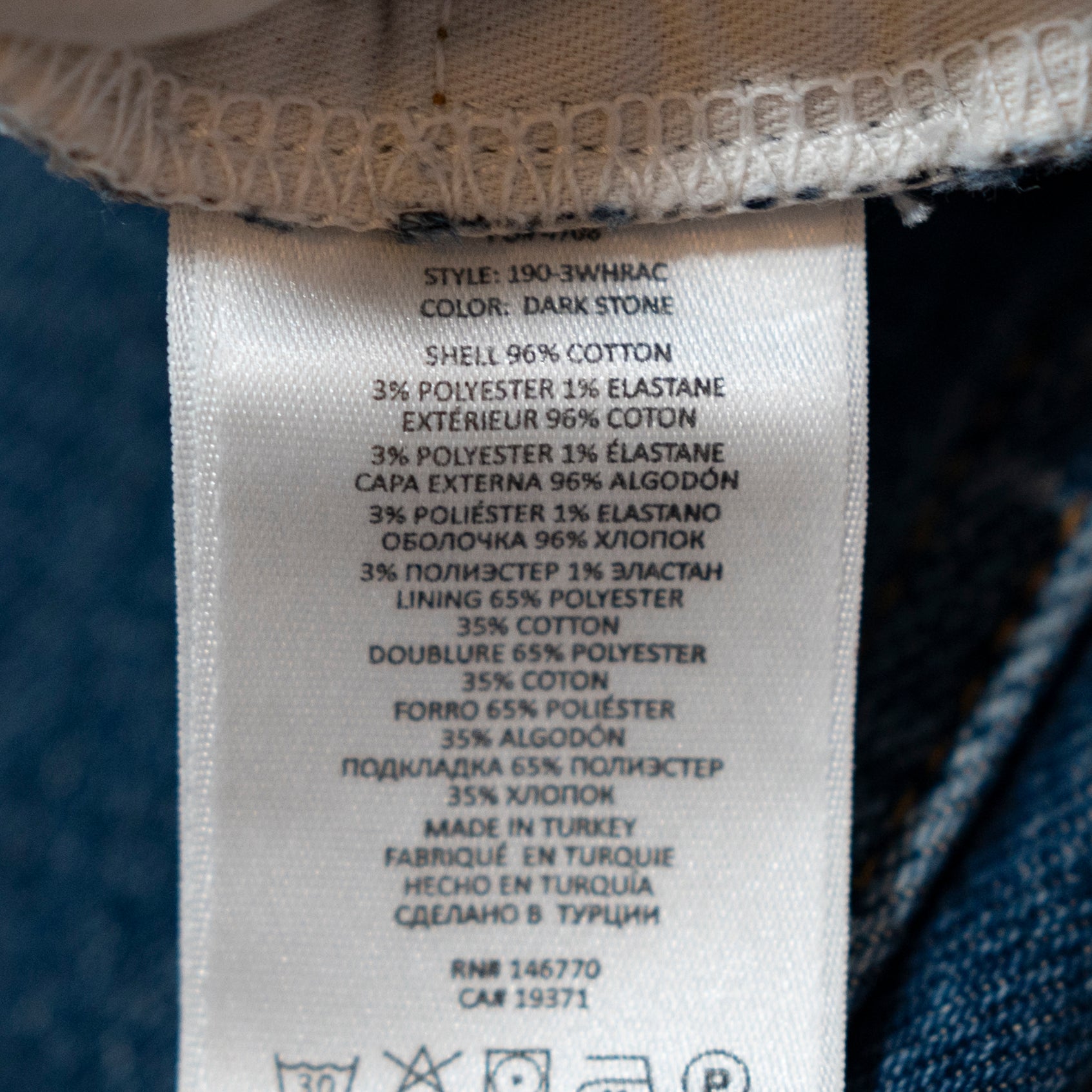 NEW Re/Done 90s High Rise Ankle Crop Cotton Stretch Denim Jeans 26