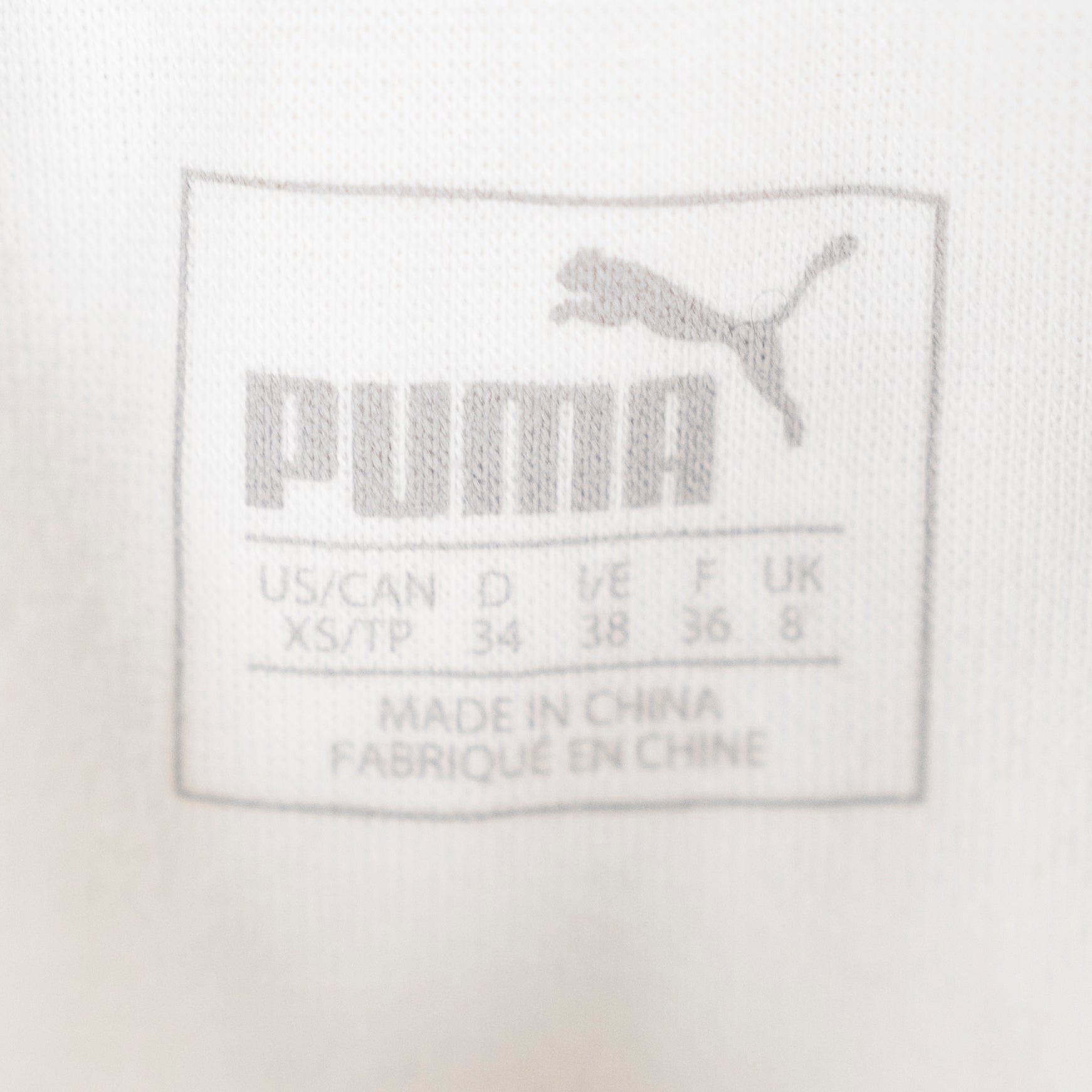Puma Women's Off The Shoulder Logo Straps Full Zip Athletic Jacket White XS