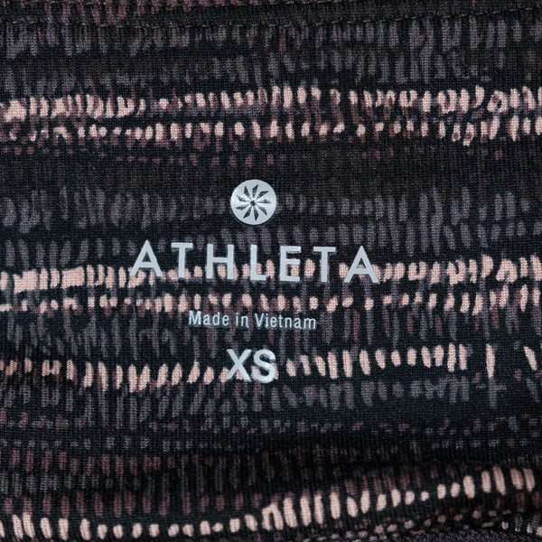 Athleta Women's Retreat Chaturanga High Rise Athletic Work Out Brown Leggings XS