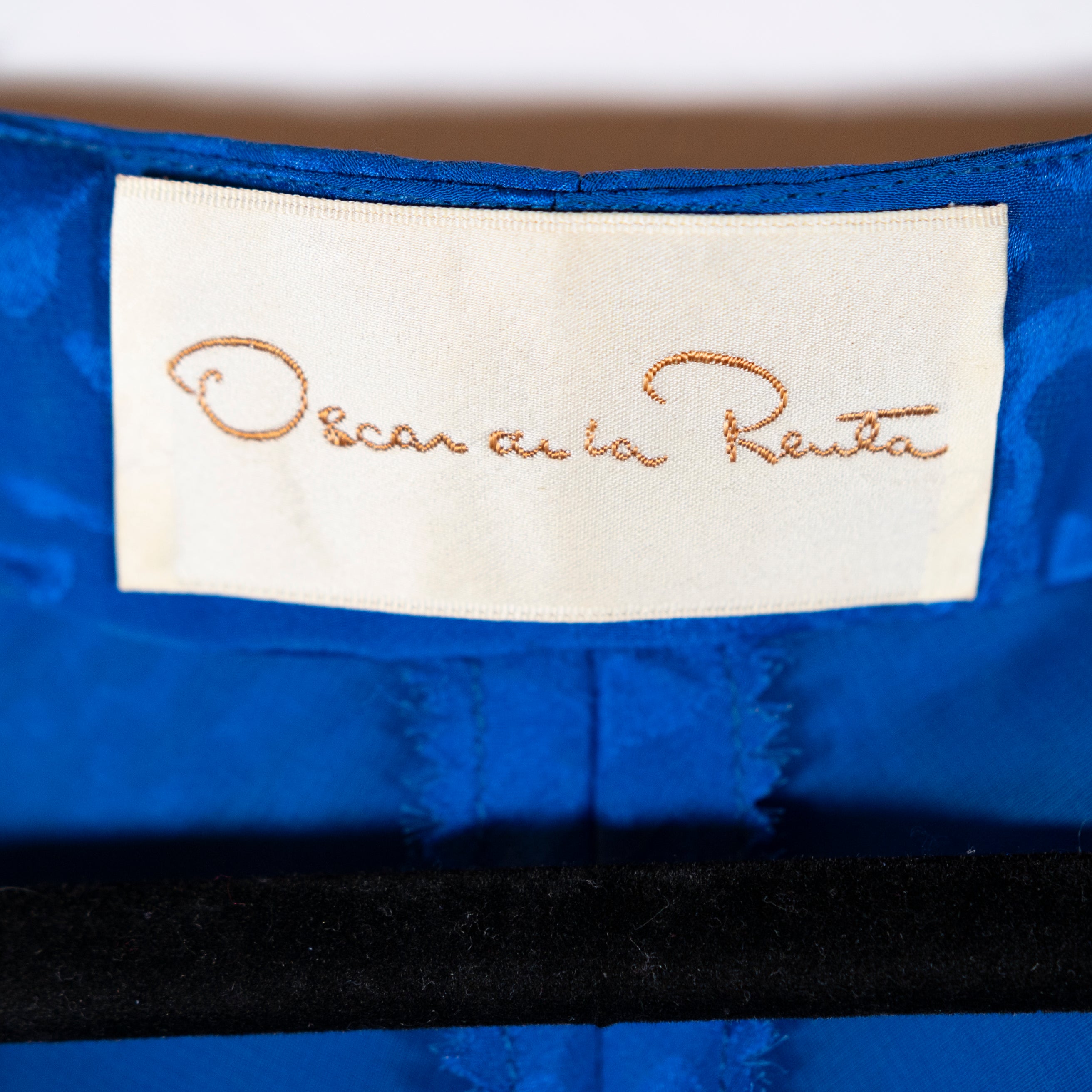Oscar De La Renta Vintage Silk Animal Print Pattern Ruched Bow Cocktail Dress 4