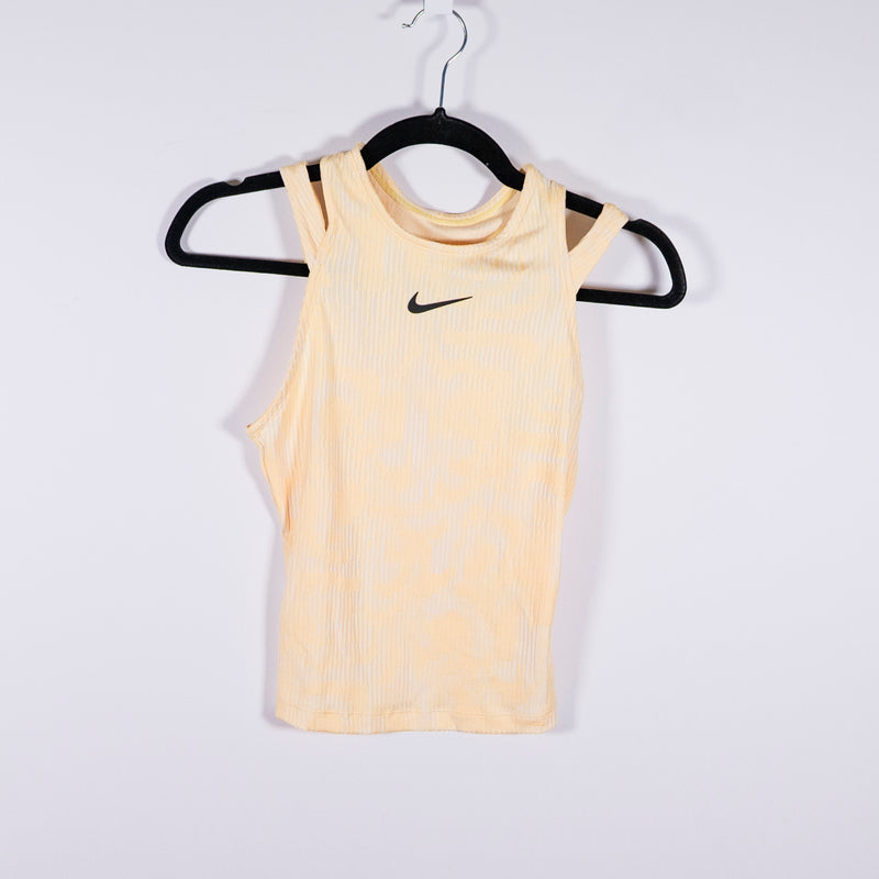 Nike Women's Slam RG Women's Tennis Tank Pickleball Athletic Top Laser Orange XS