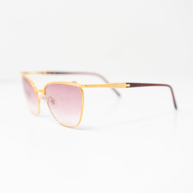 Matsuda Eyewear M3102 Cat Eye RG-BOR Rose Gold-Bordeaux Sunglasses