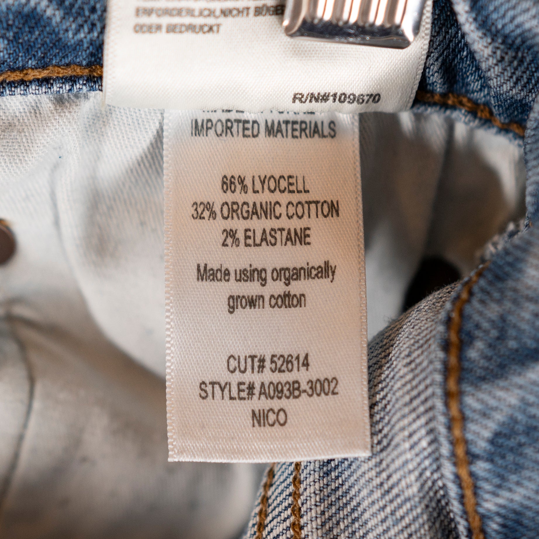 Agolde Women's Nico High Rise Organic Cotton Stretch Skinny Jeans Headlines 28