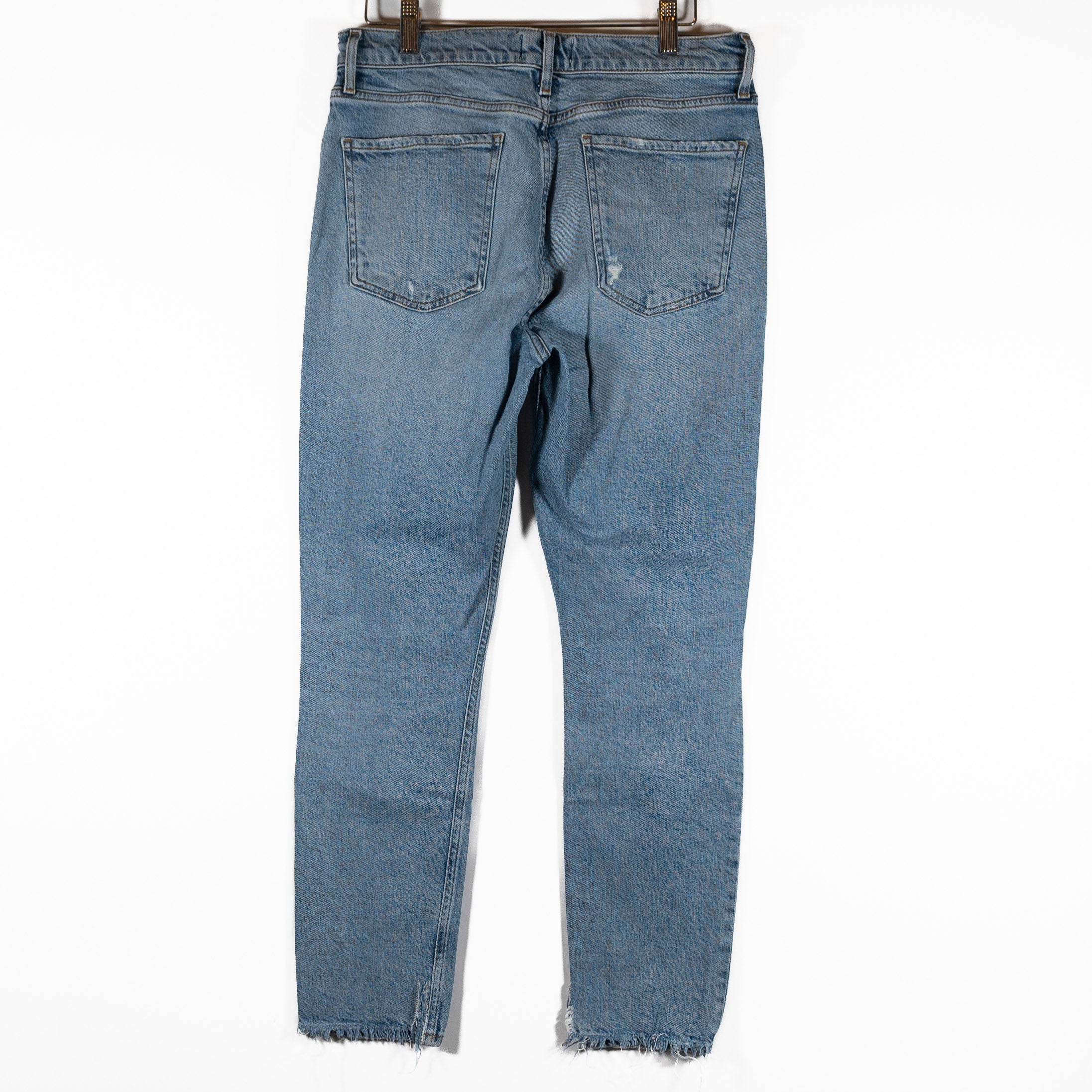 Agolde Women's Nico High Rise Organic Cotton Stretch Skinny Jeans Headlines 28