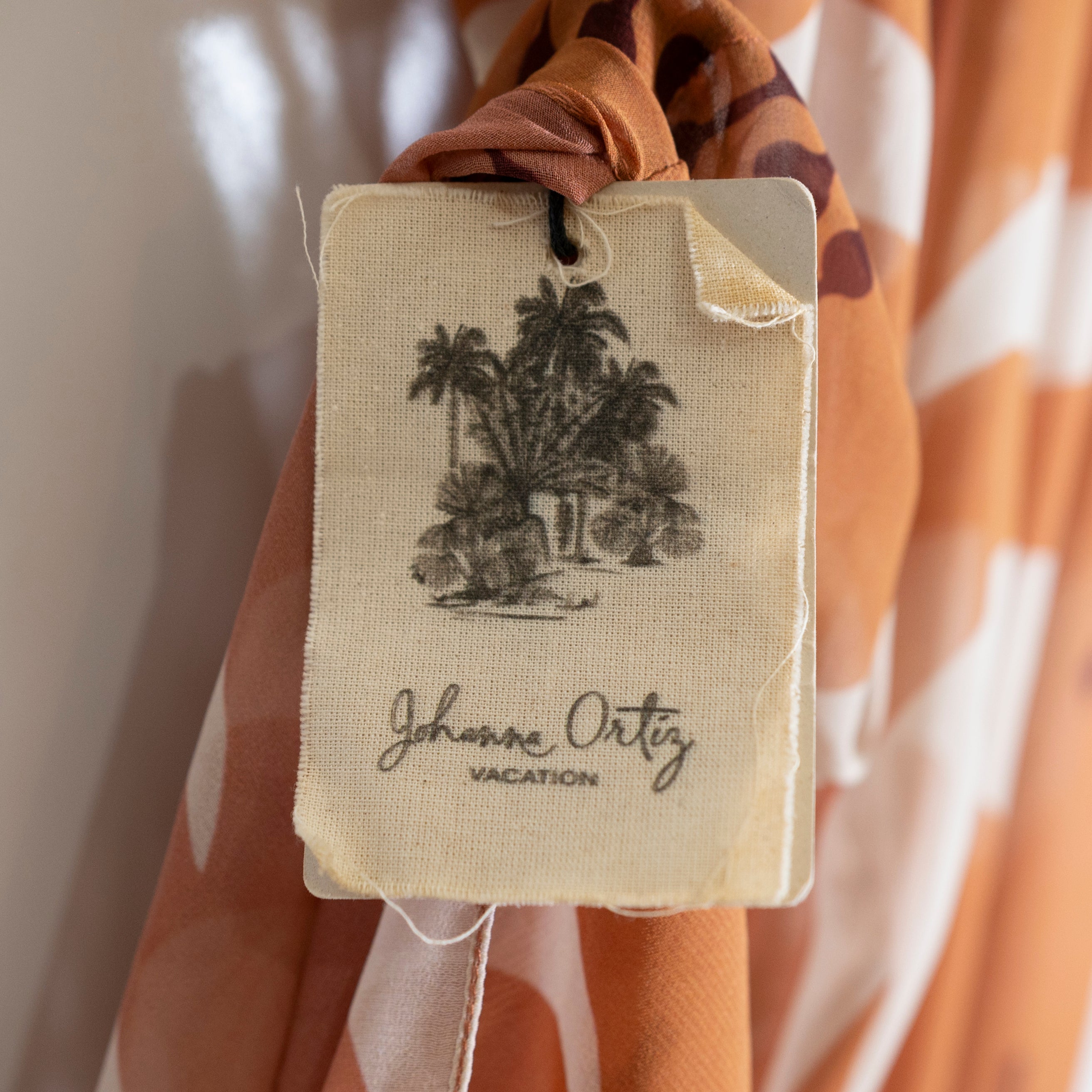 NEW Johanna Ortiz Eternity Sem Sheer Chiffon Straight Leg Light Peach Ecru Pants